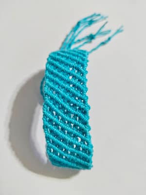 Pulsera Macramé Rejillas