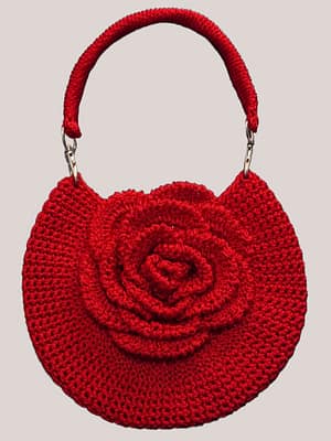Bolso Rosa Elegante Crochet – Patrón Español