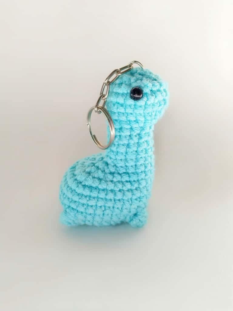 Llavero Dinosaurio Amigurumi